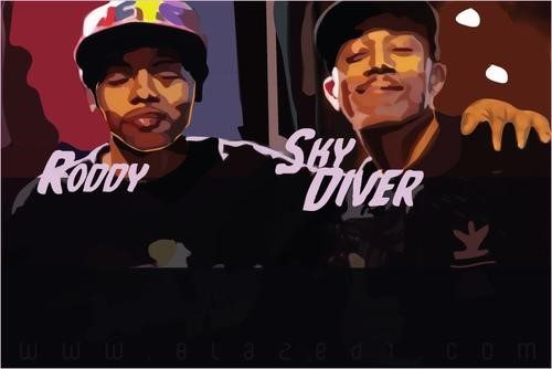 young roddy and trademark da skydiver