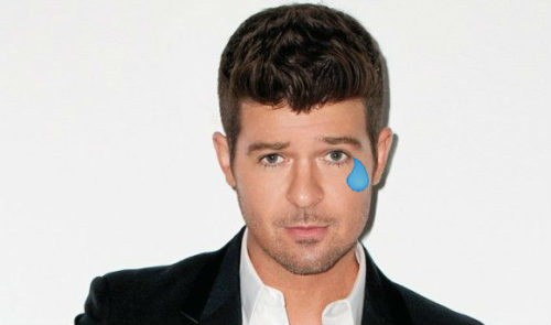 Robin Thicke Sad