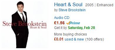 Steve Brookstein - Heart and Soul