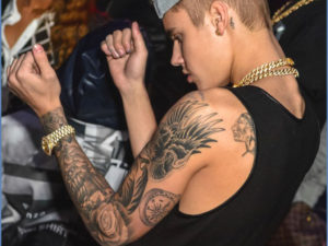 justin bieber sleeve tattoos