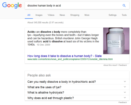 dissolve human body acid