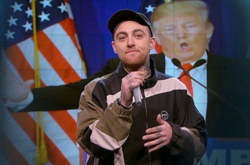 mac miller donald trump - nightly show