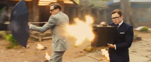 Kingsman - golden circle galahad and eggsy
