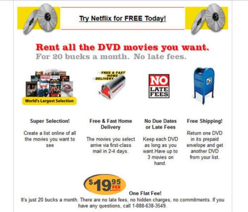 Netflix 1997 Website