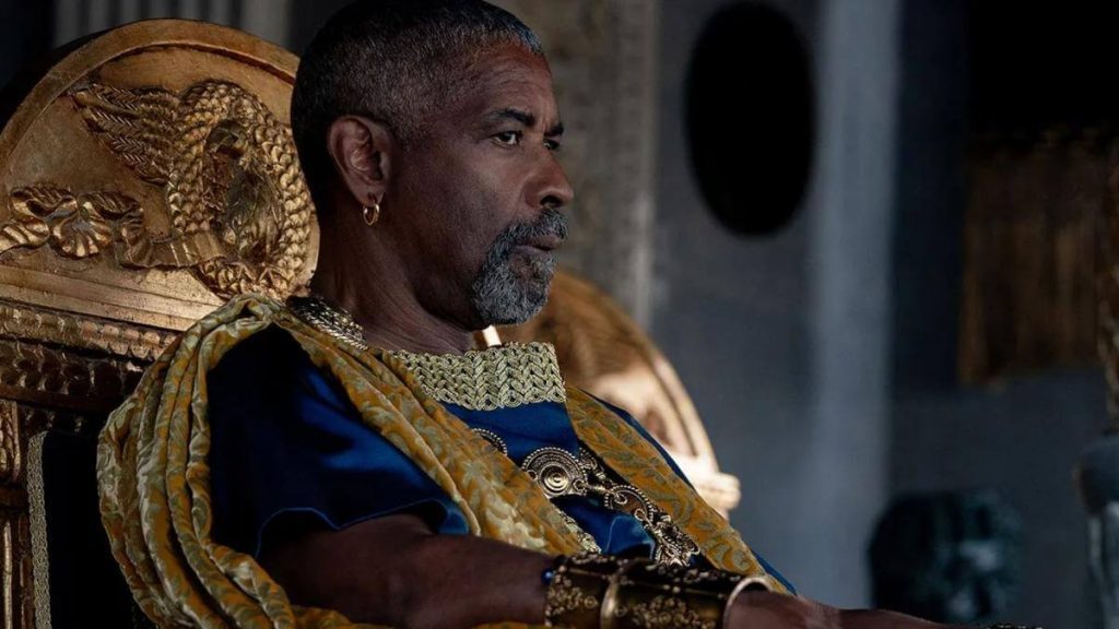 Denzel Washington Macrinus - gladiator ii