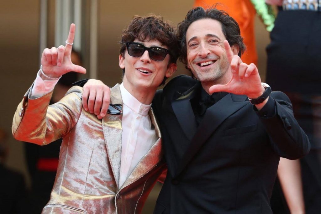 Adrien Brody Timothée Chalamet
